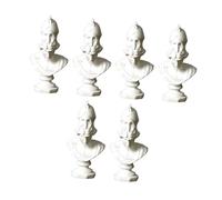 UTHCLO Set 6 Pezzi Statuette Dea in Resina Bianca per Decorazione Casa Fattura e Design Creativo come Regalo di Benvenuto