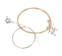 UTHCLO Set Corde di Ricambio per Arpa Lira 16 Corde in Acciaio Dorato per Manutenzione e Sostituzione Arpa per Esecuzioni Musicali e Spettacoli dal