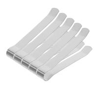 UTHCLO Set da 5 Clip Estintore per Candele in Acciaio Inox Antiruggine Impugnatura Ergonomica, Morsetto Fermaglio per Stoppino, Accessorio per Spegnere la Fiamma di Candele e Lampade