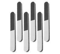 UTHCLO Set da 6 Bastoncini Abrasivi Multiuso 17,8 Cm 3 Lati per Levigatura, Lucidatura e Limatura, in Materiale Eva Resistente, per Modellismo, Unghie e Dettagli Fini, Colori Nero,