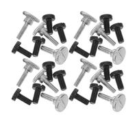 UTHCLO Set da 60 Viti per Piedino Premistoffa e Placca Ago per Macchine da Cucire Componenti Metalliche di Fissaggio con Viti a Testa Zigrinata Kit Manutenzione per Riparazioni di