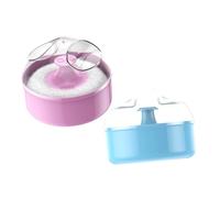 UTHCLO Set Di 2 Trucchi Rotondi Morbidi Ideali Per Il Corpo E Il Viso Del Con Custodia Tocco Delicato