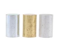 UTHCLO Set di 3 Cilindri Metallici per Esperimenti di Densità in Rame, Ferro e Alluminio 32x20mm, Kit per Indagini Scientifiche e Lezioni di Fisica, Materiali Sicuri e Superficie Liscia