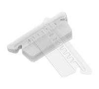 UTHCLO Set di Etichette in Pvc Trasparente per Cartelle Sospese Linguette Staccabili, Divisori per Raccoglitori da Ufficio, Organizzazione File e Schedari per Archiviazione Documenti