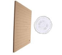 UTHCLO Soft Cork Board Macrame Tool with Pins for Knotting Jewelry Crafts Lightweight Portable DIY Bracelet And Necklace Making Kit