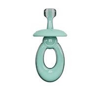 UTHCLO Spazzolino da Denti in Silicone per Blu 3d a Tre Lati Forma a Fungo e Anello, Sicuro per Masticare e Previene Soffocamento, per Pulizia Orale Infantile