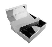 UTHCLO Stampo per Tofu in Metallo 15x15x4,5 Cm in Acciaio Inox Vassoio Raccogli-gocce e Pressa Staccabile, Utensile Multifunzione per Produzione Tofu Casalingo, Utensile Cucina per Uso