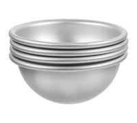 UTHCLO Stampo per Torta a Forma di Emisfero in Lega di Alluminio Set 4 Pezzi Antiaderente Resistente alle Alte Temperature per Dolci Creativi e Cottura in Forno Domestico