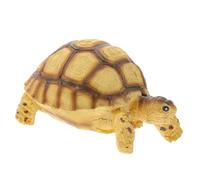 UTHCLO Statua Simulazione in Resina Gialla Decorazione Resistente all Acqua Desktop per Micro Paesaggi per Habitat Rettili e Marini