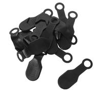 UTHCLO Strisce Antiscivolo in Silicone Nere per Grucce 100 Pezzi, Coprigrucce in Gomma Elastiche per Appendiabiti in Legno e Plastica, Accessori Antiscivolo per Organizzazione