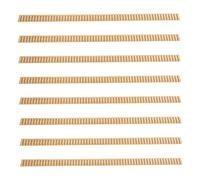UTHCLO Strisce di Intarsio per Chitarra in Materiale Sintetico Flessibile 8 Pezzi per Decorazioni di Chitarra Acustica e Basso, Accessorio per Sostituzione Binding
