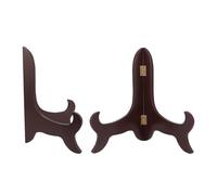 UTHCLO Supporto Espositore per Piatti 2 Pezzi 9 Pollici in Legno Resistente, Porta Libri di Cucina Compatto e Organizer Multiuso per Cucina, Esposizione Stabile di Ricette, Foto e