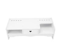 UTHCLO Supporto Monitor Rialzato da Scrivania Organizer Desktop con Spazio per di Lavoro Solleva Schermo per Comfort al e Maggiore capacità di Archiviazione