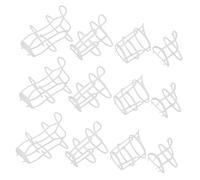 UTHCLO Supporto per Gocciolatoio in Rete Bianca 40 Pezzi, Rete Plastica per Flaconi Soluzione Salina 50-500ml, Porta Flacone Sospeso per Ospedali e Cliniche, Ausilio Medico per Infusione