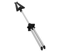 UTHCLO Supporto per Stiratrice a Vapore Nero Pieghevole e Telescopico in Lega di Alluminio Base Stabile, Portatile per Stiratura e Lavanderia