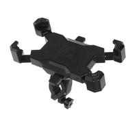 UTHCLO Supporto per Telefono Morsetto 360° Girevole per Passeggino, Bicicletta e Scooter, Montaggio Sicuro Gancio e Anello, Compatibile Manubrio e Sedie a Rotelle, Colore Nero