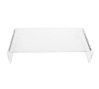 UTHCLO Supporto Tastiera Computer Copertura Protettiva Trasparente in Acrilico, Funzione Anti-Gatto e Rialzo Regolabile, Adatto a Scrivanie di Lavoro e Gaming, Dimensioni 45X20X10 CM