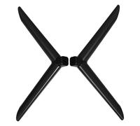 UTHCLO Supporto TV Universale Stabile, Base Di Supporto, Facile Da Installare, Nero Plastico, 1 Paio, Single-Hole, Per Televisione In Sale Riunioni E Ufficio, 18.5X12.0X8.0Cm
