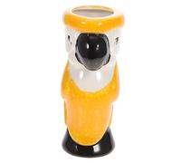 UTHCLO Tazza da Vino Tiki Forma Pappagallo in Gialla Coppa per Bar e Feste Hawaiane Decorazione Originale per Party e Raduni Riutilizzabile ed