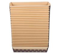 UTHCLO Teglia per Pane a Forma di Barca in Carta Ondulata, Set da 25 Pezzi Antiaderente e Resistente al Calore, Stampi Usa e Getta per Plumcake, per Cottura al Forno Quotidiana e Dessert