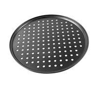 UTHCLO Teglia Pizza Rotonda Forata Carbonio Antiaderente Ventilata per Cottura Uniforme e Facile Sformatura per Uso Casalingo e Professionale