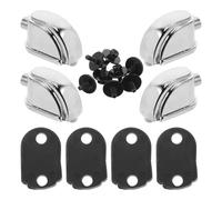 UTHCLO Tiranti di Ricambio per Rullante 4 Pezzi Blocchetto per Tamburo in Materiale Resistente Accessori per Batteria Leggeri e Facili da Installare Compatibili Vari Colore Casuale