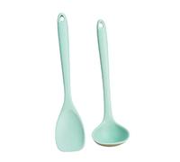 UTHCLO Utensili Cucina Silicone Resistente Calore Cucchiaio e Spatola Flessibili per Friggere e Alimenti Ragazzo Ragazza Facile Pulizia per Alimenti e Congelatore