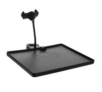 UTHCLO Vassoio Multifunzione per Supporto Microfono con Clip Porta Sound Card e Smartphone Compatibile Maggior Parte dei Supporti Materiale Plastico Resistente per Live Broadcast e