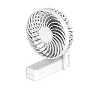 UTHCLO Ventilatore Pieghevole Portatile da Collo Batteria 1200mah, Mini Ventilatore Silenzioso Abs Ricaricabile per Biblioteca e Scalata