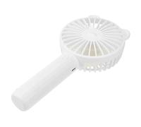 UTHCLO Ventilatore Portatile USB Ricaricabile con Luce Mini Ventilatore da Scrivania Silenzioso e Compatto Handheld Fan per e Viaggio Design Leggero Bianco