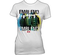 Uthentic EMBLEM 3 Multi Gruppo Foto Boy Band Musica Ragazza Adolescenti T M L XL