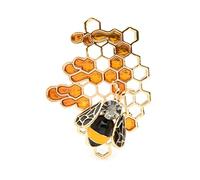 UTHTY Spilla da Balia Accessorio Gioielli Smalto Ape Spille a Nido d'Ape Donna Uomo Lega Insetto Matrimoni Spilla Spille Regali Regalo di Gioielli