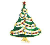 UTHTY Spille for Scialle con Spilla Spille for Albero di Strass smaltate for Donna Uomo Classico Natale Capodanno Spilla for Albero Spilla for Regali Regalo di Gioielli