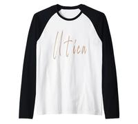 Utica New York Vintage design elegante Maglia con Maniche Raglan