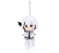 UTIEHD Portachiavi in peluche di Genshin Impact, carine bambole da collezione da 10 cm - Dimensioni compatte per borse e chiavi per i fan (Arlecchino)