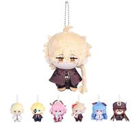 UTIEHD Portachiavi in peluche di Genshin Impact, carine bambole da collezione da 10 cm - Dimensioni compatte per borse e chiavi per i fan (Aether)