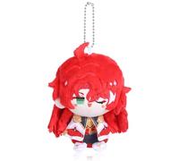 UTIEHD Portachiavi in peluche di Honkai Star Rail, carine bambole collezionabili di 10 cm - Dimensioni compatte per borse e chiavi per i fan (Argenti)