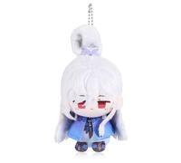 UTIEHD Portachiavi in peluche di Honkai Star Rail, carine bambole collezionabili di 10 cm - Dimensioni compatte per borse e chiavi per i fan (Jingliu)