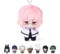 UTIEHD Portachiavi Peluche Zenless Zone Zero, Bamboline Collezionabili ZZZ 10 cm, Dimensioni Compatte per Borse e Chiavi (Yanagi)