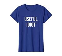 Utile Idiota Maglietta, Donna, Blu Reale, L