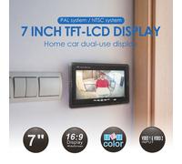 Utile Monitor Auto Aiuto Parcheggio Pratico 350:1 Colore Nero TFT LCD DC 12V/24V