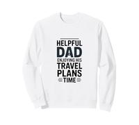 Utile papà godendo Il Suo Viaggio Piani Tempo Felpa