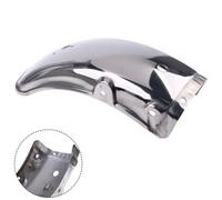 Utile Parafango Cromata Motocicletta Prevenire Splash Ricambio Acciaio