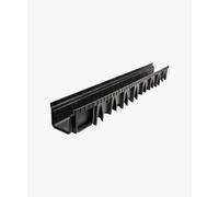 UTILFER Canaletta di Scolo ABS Nera con Griglia 138 x 85 x 1000 mm