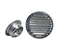 UTILFER Griglia di Aerazione in Alluminio Tonda Diametro 100 mm con Retina