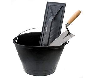 UTILFER KIT MURATORE - 13 ATTREZZI - CAZZUOLA - MAZZETTA - SECCHIO - MATITA - LIVELLA