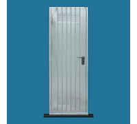 UTILFER, Porta per Cantina Zincata con Maniglia e Serratura, 80 x 200 cm