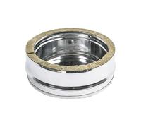 UTILFER Tappo Scarico Condense Doppia Parete Inox - Canna Fumaria - 80-130