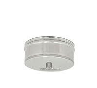 UTILFER Tappo Scarico Condense Inox AISI 304 Canna Fumaria 120 MM