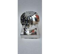 UTILFER Terminale Eolico Quadro Inox AISI 304 Canna Fumaria Base 32x32 cm